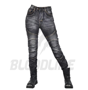 Pantalones Vaqueros de Motocicleta para Hombre, Lavados con Efecto Desgastado, Impermeables, para Motociclismo, Estilo para Todas las Estaciones - Product Image 2