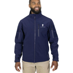 Veste softshell imperméable et respirante pour homme, avec doublure en polaire chaude, fermeture éclair intégrale, pour usage décontracté et extérieur - Product Image 1