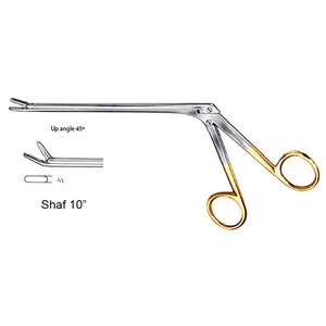 JACKBILLY Alicates Manuales de Alta Precisión de 10 Pulgadas con Eje de Acero Inoxidable para Disco Intervertebral Love-Gruenwald, Ángulo de 45 Grados, 3x10mm - Product Image 1