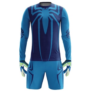 Conjunto de Uniforme de Portero de Fútbol, Diseño Nuevo de Fábrica, Económico, Camiseta y Pantalones Cortos Transpirables, Técnica de Sublimación, 100% Poliéster, Ropa Deportiva - Product Image 6