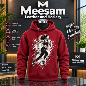 เสื้อฮู้ดสีดำสำหรับผู้ชาย I Run On Coffee And Christmas Cheer ลายกราฟิก มีกระเป๋าด้านหน้า - Product Image 5
