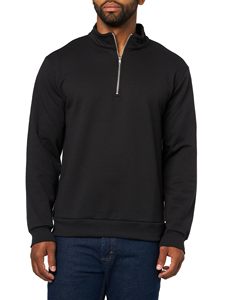 Custom Logo Quarter Zip Sweater <b>Men</b> Women Long Sleeve Pullover Knit <b>Sweatshirt</b> Casual Sportswear Wholesale OEM <b>Plain</b> Sweaters - Product Image 5