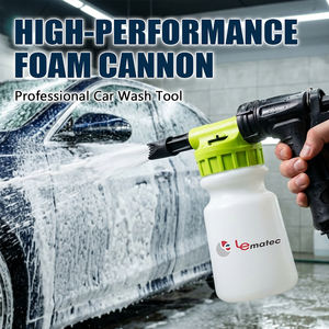 Garden Hose Foam Gun Car Wash Sprayer Adjustable Soap Foam Gun LEMATEC LE-O003/LE-O004 Low Pressure <b>for</b> Vehicle Outdoor <b>Cleaning</b> - Product Image 6