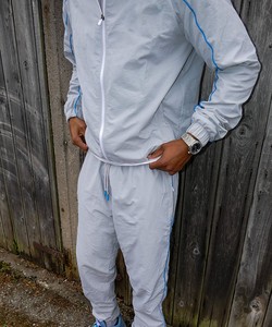 Custom Reflective Windbreaker <b>Jacket</b> and Nylon <b>Track</b> Pants Detachable Zipper Nylon Shorts Sweatsuit <b>Men</b> Windbreaker Tracksuit - Product Image 2