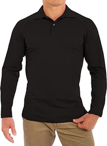 Polo exclusivo para hombre de manga larga de secado rápido, informal, 100% algodón, venta al por mayor, diseño personalizado de alta calidad orientado a la exportación OEM - Product Image 6