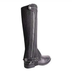 Meilleures ventes : Demi-guêtres d'équitation en cuir avec logo personnalisé, modèle le plus demandé - Product Image 2