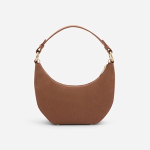 Luxury Organic Leather Suede-Look Neoprene Crossbody Casual <b>Handbag</b> <b>Chain</b> Strap Lightweight Durable Mini Clutch Shape ZIP - Product Image 2