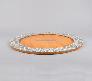 Miroir mural en nacre de style moderne de meilleure qualité, aspect standard, incrustation d'os en résine pour la décoration de la maison, exporté par FWE - Product Image 5