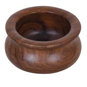 Cuenco multiusos hecho a mano de madera sólida con forma de Handi para el desayuno, aperitivos, sopa, vajilla, ensaladeras para el hogar y la cocina - Product Image 2