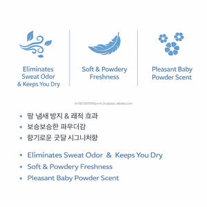 Private Label Customized Korean Skincare Milky Baby Powder Body <b>Spray</b> 150ml - Product Image 6
