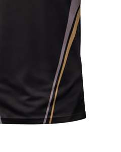 Polo homme bleu et gris à manches courtes, imprimé graphique, vêtements de sport décontractés, respirant, polyester, pour le golf, le tennis et l'entraînement - Product Image 6