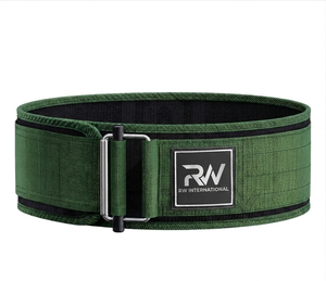 RW International <b>Weight</b> Lifting Belt Neoprene Adjustable Waist Support Buckle Closure Unisex Strength <b>Training</b> - Product Image 2