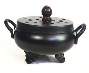 Decorative Iron Metal Bakhoor Burner <b>Incense</b> <b>Holder</b> For Oud Fragrance Living Room Interior Accent Piece - Product Image 1