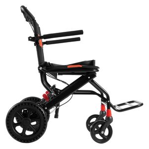 Fauteuil roulant manuel ultra-léger en alliage d'aluminium pour adultes, pliable avec accoudoirs rabattables - Product Image 3