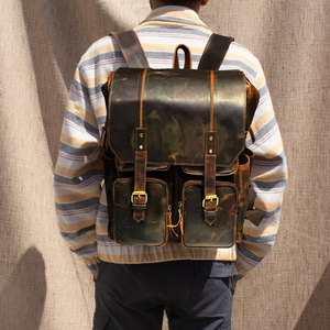 Mochilas de Cuero de Diseño Nuevo al Precio Más Bajo, Impermeables, 100% Cuero Genuino, Mochilas Recién Llegadas - Product Image 6