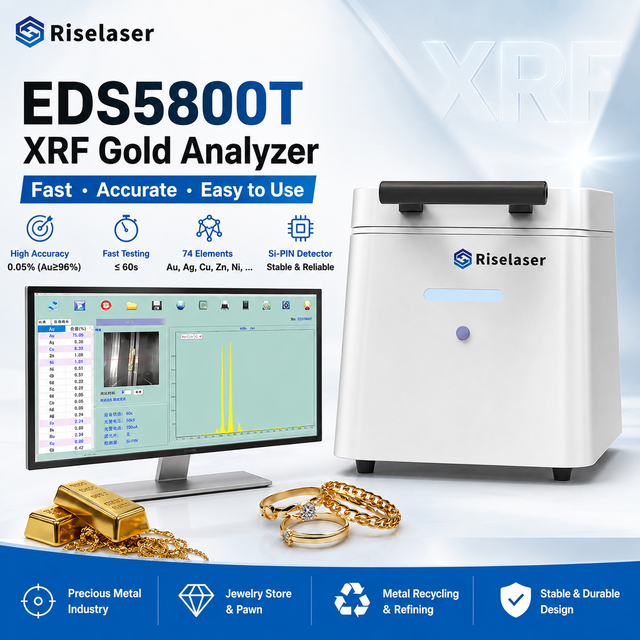 High Precision Precious Metal Tester XRF Gold Silver Analyzer Gold Assay Machine XRF Gold Testing Machine