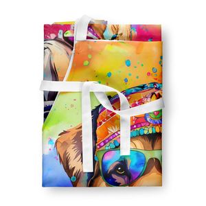 Hippie Dawg unisexe grand tablier de cuisine multicolore pour la cuisson artisanat jardinage-pour hommes et femmes adultes - Product Image 3