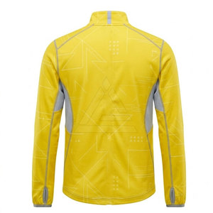 Men's <b>Workout</b> Training <b>Jacket</b> With Moisture Wicking Fabric For Active Lifestyle Fitness Training And Athletic Performance - Product Image 2