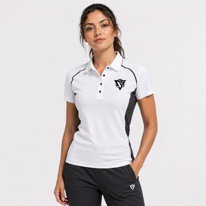 Polo respirant pour femme offrant un confort doux, un style classique et des performances durables pour les garde-robes quotidiennes. - Product Image 1