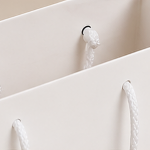 Bolsas de Compras de Papel de Lujo Personalizadas con Asas de Cuerda, Bolsas de Regalo Blancas, Marrones y Negras para Empaquetado de Boutique Minorista - Product Image 6