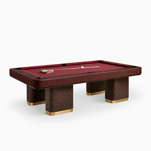 Table de billard de luxe édition spéciale Monarch |   Table de billard en feutre haute performance durable avec finition en cuir et daim - Product Image 5