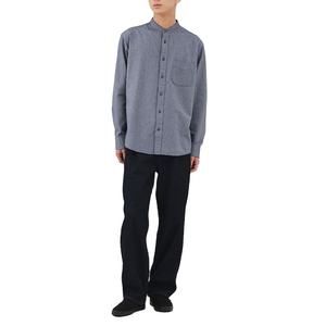 Camisa de Manga Larga para Hombre, 100% Algodón, Color Sólido, Antiarrugas, Transpirable, de Secado Rápido, Ecológica, Lisa, Teñida, de Punto Oxford - Product Image 5