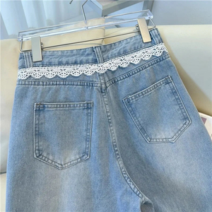 ROCKRUSH Jeans Acampanados de Mezclilla Ecológicos, Transpirables, de Secado Rápido, Impermeables, de Cintura Media, Ajuste Holgado, Unisex para Hombre y Mujer, Venta al por Mayor - Product Image 2