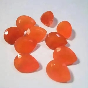 Pierre de cornaline naturelle orange calibrée 8mm 12mm, forme poire à facettes, vente en gros, achetez maintenant, prix d'usine, pour la création de bijoux en ligne - Product Image 1