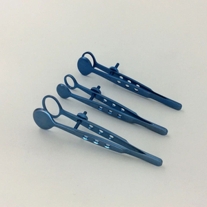 <b>3</b>-Piece Titanium Chalazion Forceps Set for Ophthalmic Surgery with CE Certified High Quality Eye Surgical Instruments - Product Image 1
