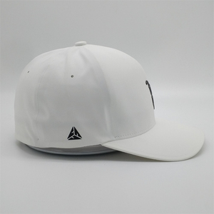 Gorra de Béisbol Deportiva de 6 Paneles, Blanca, de Secado Rápido, Ajustada, con Logo Personalizado al por Mayor, de Alta Calidad, con Parte Trasera Cerrada y Sin Costuras - Product Image 4