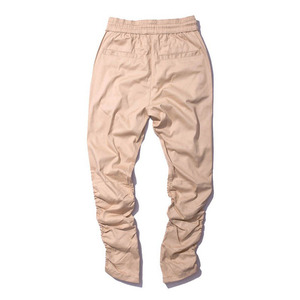 Men Tracksuit Sweatpants <b>Polyester</b> Jogger Pants Eco-Friendly Breathable Heat-Transfer Fleece Lining Anti-Wrinkle Drawstring - Product Image 3