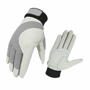 Gants de sécurité en cuir de chèvre renforcé, gants de protection personnelle industrielle pour travaux mécaniques - Product Image 6