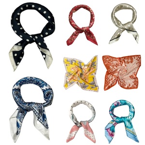Premium Printed Short <b>Scarf</b> Fabric Custom Design White Label OEM ODM Textile Manufacturer Supplier Export Factory - Product Image 2