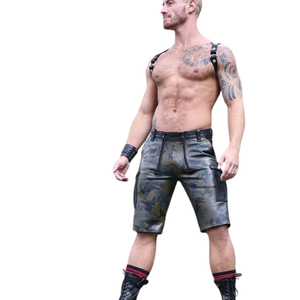 Ensemble harnais et bretelles en cuir pour homme, ajustement réglable, cuir de qualité supérieure, tenue de club - Product Image 5