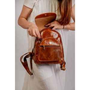 Mini Mochila de cuero de lujo a la moda LW para mujer, cremallera, logotipo personalizado, marcas famosas, forro de PVC, vestido portátil y estilo Rock - Product Image 6