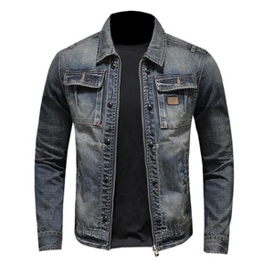 Chaqueta de Mezclilla para Hombre, Precio al por Mayor, Manga Larga, Elegante, Nuevo Diseño, Superventas, Transpirable, Lisa, a la Moda - Product Image 4