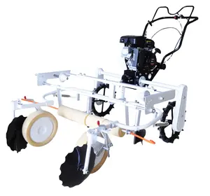 Chinese hot sale 2hp gasoline engine plastic film cover mulching machine for farming land