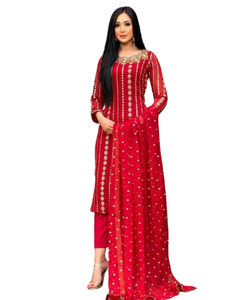 Dernières tendances en matière de kurtis longs pour femmes, style pakistanais, grandes tailles, vêtements pour femmes, kurtis brodés - Product Image 1