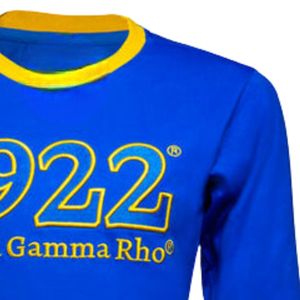 SGRHO เสื้อแขนยาวแบบกำหนดเองซิกมาแกมมาโรเสื้อยืดตัวอักษรกรีกผู้หญิงลำลองคอกลมเครื่องแต่งกายสตรีนักศึกษาเสื้อยืดผ้าฝ้ายแฟชั่น - Product Image 3