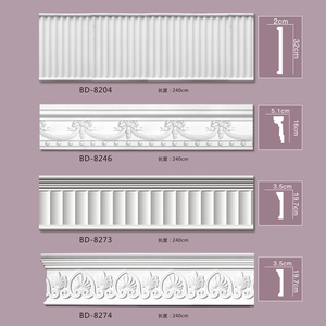 BD-84478 Chất lượng cao phong cách Châu Âu PU bọt trang trí cornice khung đúc Trần Đồng bằng bảng điều khiển đúc làm Polyurethane - Product Image 5
