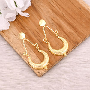 Pendientes de moda para mujer, recién llegados, chapados en oro, joyería sencilla, pendientes de tuerca, pendientes de moda para boda, regalo para aniversario. - Product Image 3