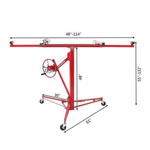 Sollevatore per Pannelli da Costruzione 11FT con Ruote Bloccabili, Capacità 150 libbre, per Installazione e Rimozione di Cartongesso - Product Image 3