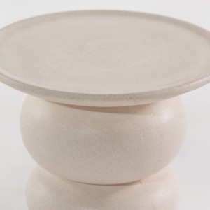 Mesa Auxiliar de Concreto Vandana Zenova Vento, Diseño de Muebles Modernos y Minimalistas - Product Image 2