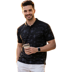 Polo de golf en gros personnalisé avec logo brodé – Polo de sport vierge pour homme, idéal pour le travail et les équipes, haut de gamme, à manches courtes - Product Image 3