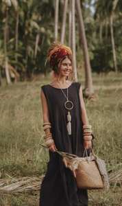 Vestido Largo sin Mangas para Mujer, Estilo Veraniego, Hasta el Tobillo, Última Moda - Product Image 5