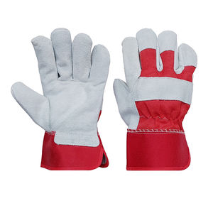 Gants de travail en cuir robustes, en cuir de vachette, pour la construction industrielle, le jardinage, la sécurité, paume durable, pour hommes - Product Image 1