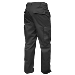 Wholesale PINCO SPORTS Men Cargo Pants Premium Cotton Breathable Multi Pocket Utility Trousers OEM Custom Elastic Waist - Product Image 4