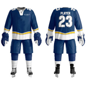 High Quality Men Ice Hockey Uniform Designed For Comfort And Performance Breathable Fabric With Customized Color And Size - Product Image 1
