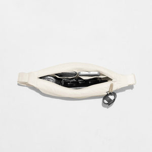 TST 3005.1 Bolso bandolera unisex básico de nailon arrugado con forma de media luna - Product Image 3