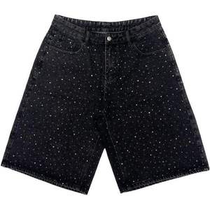 Shorts en jean tissé 100 % coton coupe droite taille mi-haute de qualité supérieure, personnalisés, pour hommes, style streetwear, les plus vendus (OEM) - Product Image 5